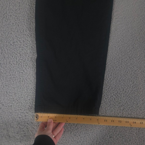 Wrangler Pants Men 40x30 Black Cargo Relaxed Fit Cotton Stretch Utility Workwear - Picture 2 of 8